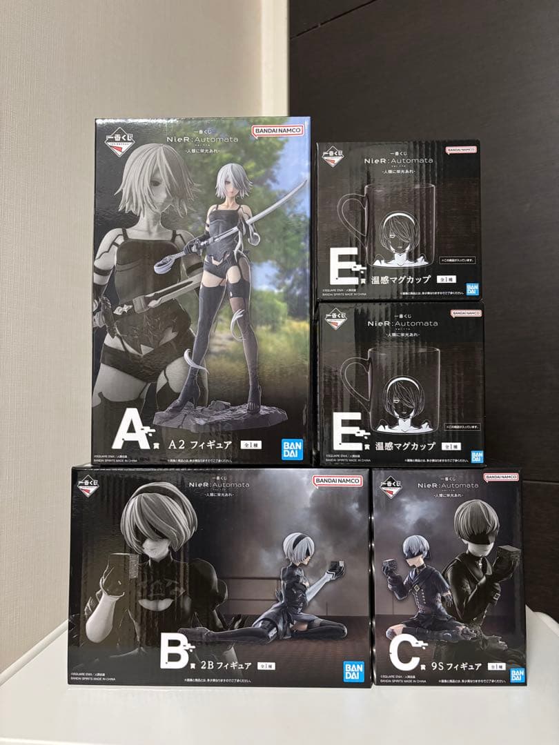 NieR Automata 一番くじA賞、C賞