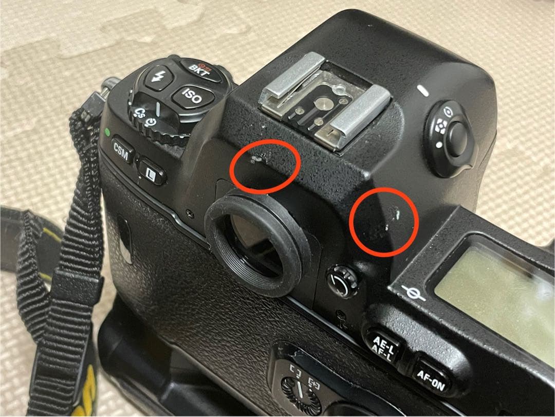 NIKON F１００ フィルムカメラ　バッテリーグリップ、ストラップ