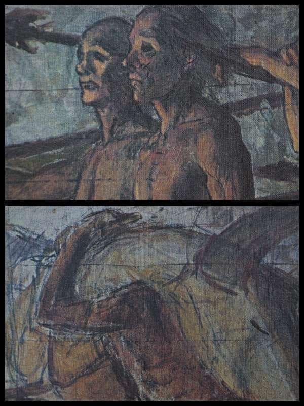 ロマン主義画家青木繁『海の幸』プリハード複製画 日本ハードコート株式会社 製作