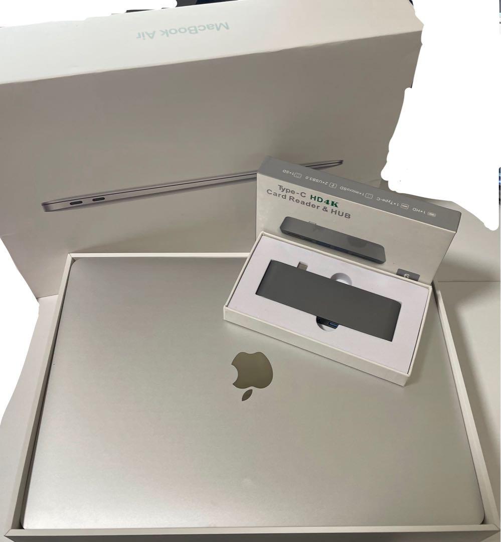 【変換ポート付】MacBookAir 2018(8GB/128G/13インチ)