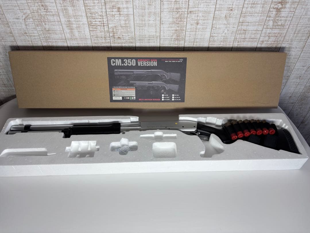 【CM.350 ショットガン シルバーモデル 箱付き 美品】