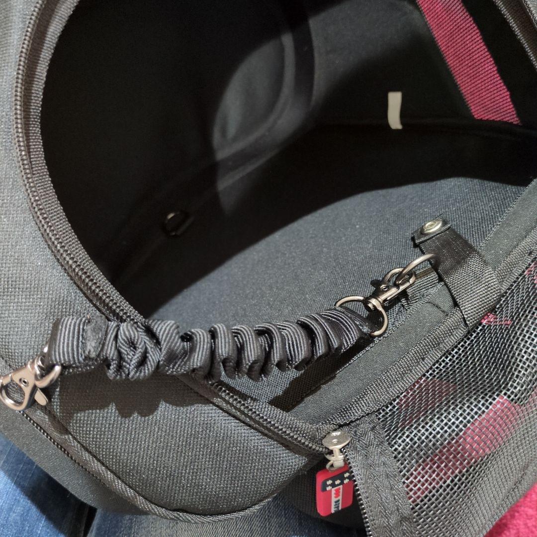 DOG DEPT ブラックキャリーバッグリュック