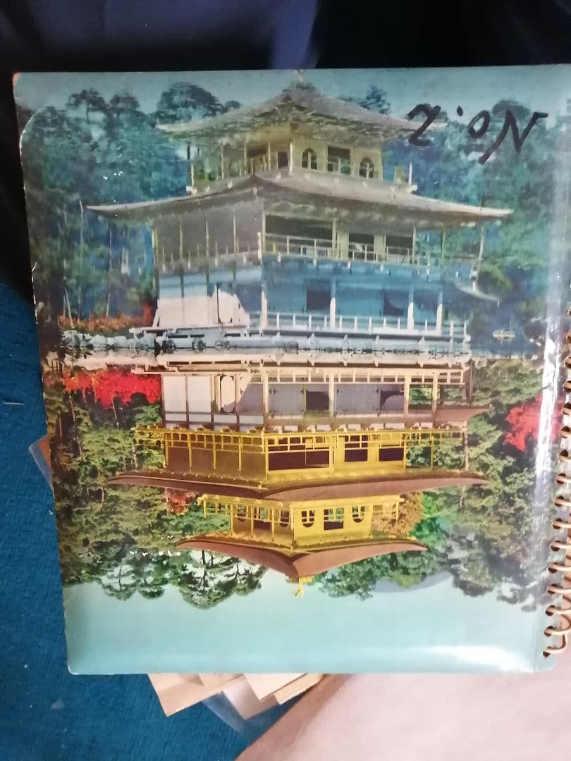 金閣寺の写真アルバム　昭和レトロ写真　モノクロ　京都　奈良　風景　寺院