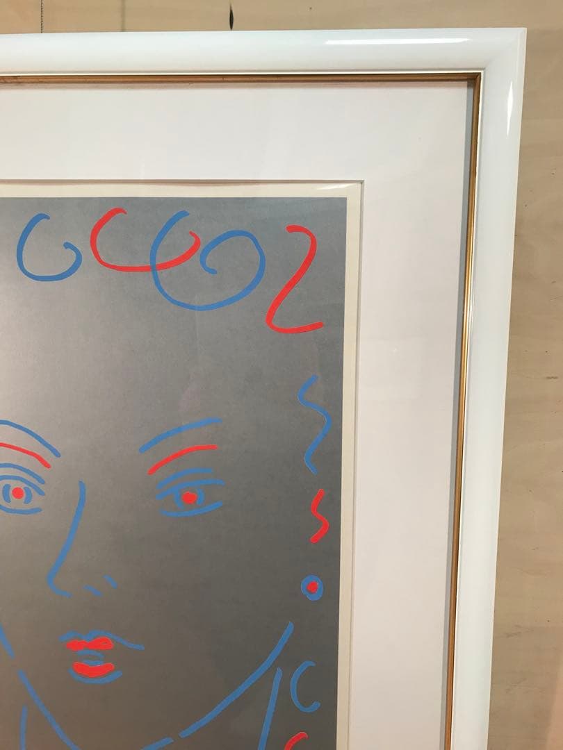 宮内ハルオ　「女神 in New York 」　シルクスクリーン　直筆サイン有り