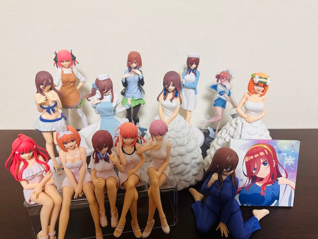 五等分の花嫁 フィギュア色紙セット まとめ売り　箱無し