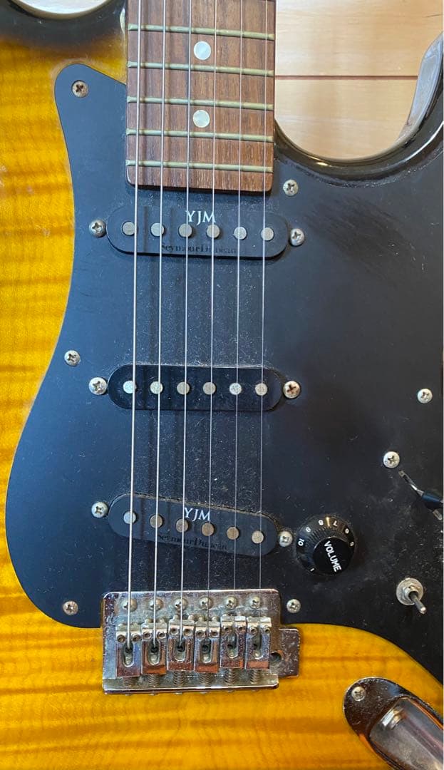 ストラトタイプ SEYMOUR DUNCAN YJM Fury ピックアップ搭載