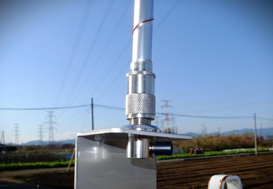 小桜様指定★AMコンパクト・軽量！ヘリカルホイップアンテナ25～30MHz（銀）