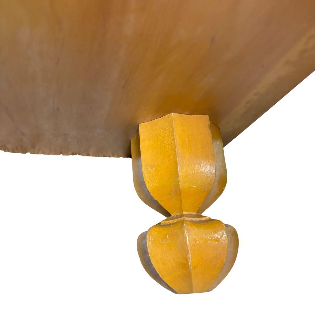 蛤碁石＆那智黒／ガラス碁石セット 脚付き碁盤＋碁笥4個　天地柾　一式まとめ売り