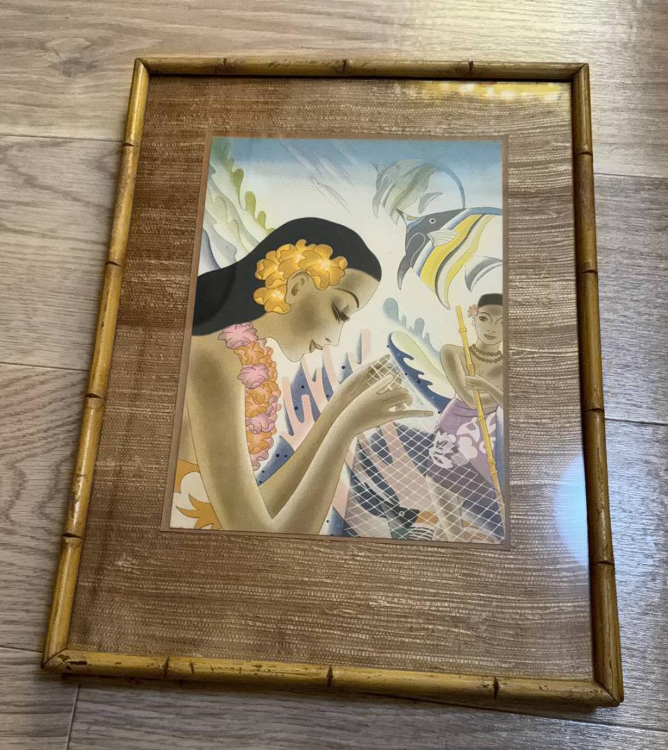 Lot of 2 1940/50s ビンテージ Matson Menu