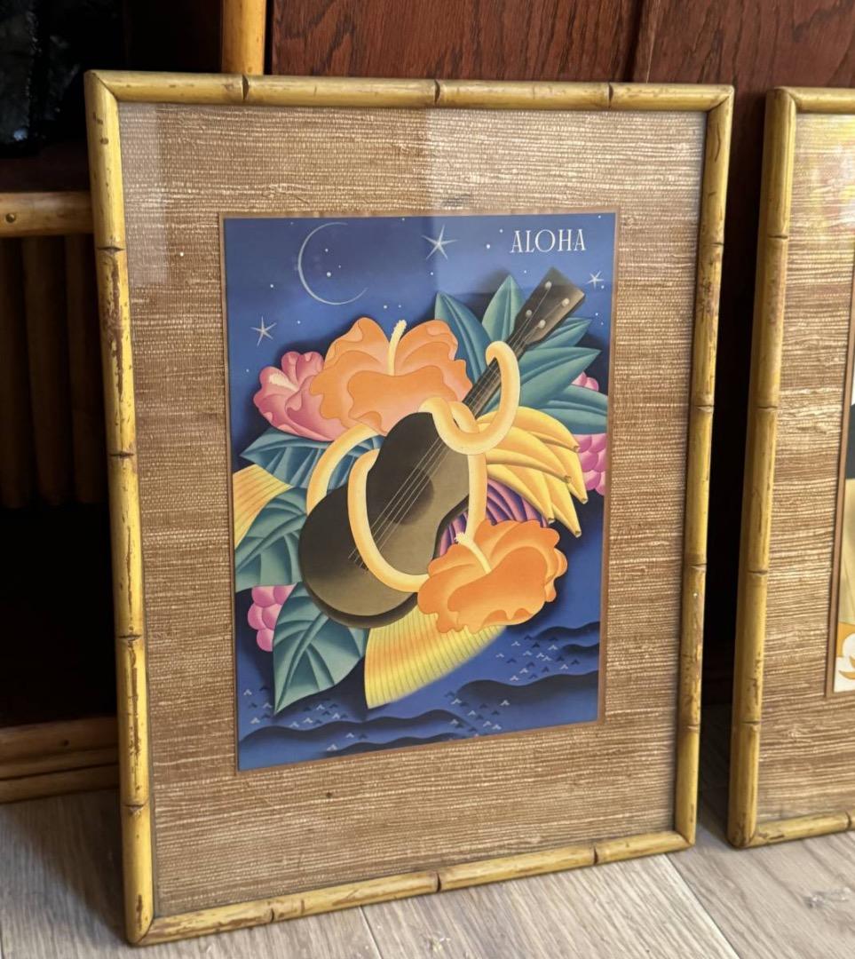 Lot of 2 1940/50s ビンテージ Matson Menu