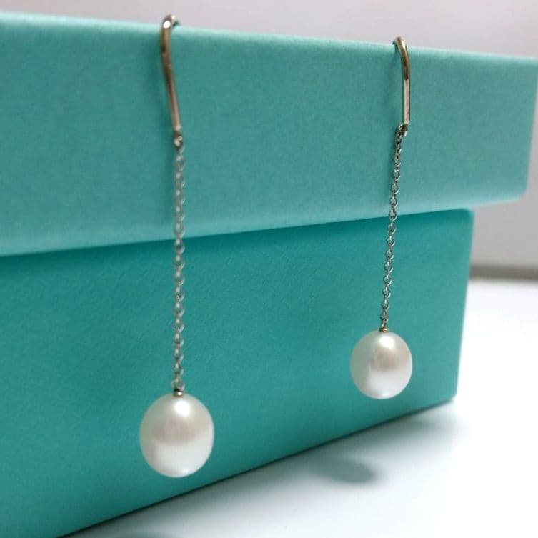 専用ですTIFFANYティファニー パール ドロップピアス シルバー 8.3㎜粒