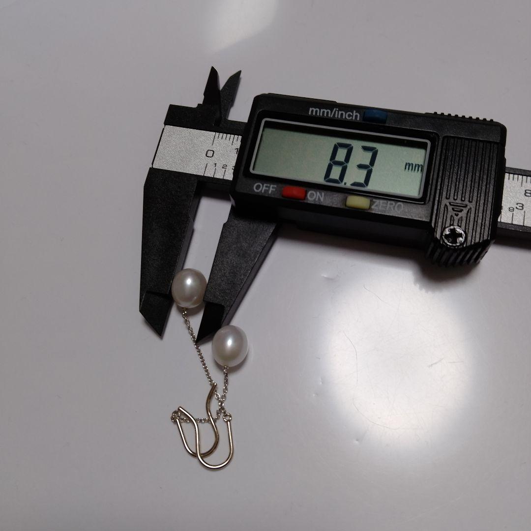 専用ですTIFFANYティファニー パール ドロップピアス シルバー 8.3㎜粒