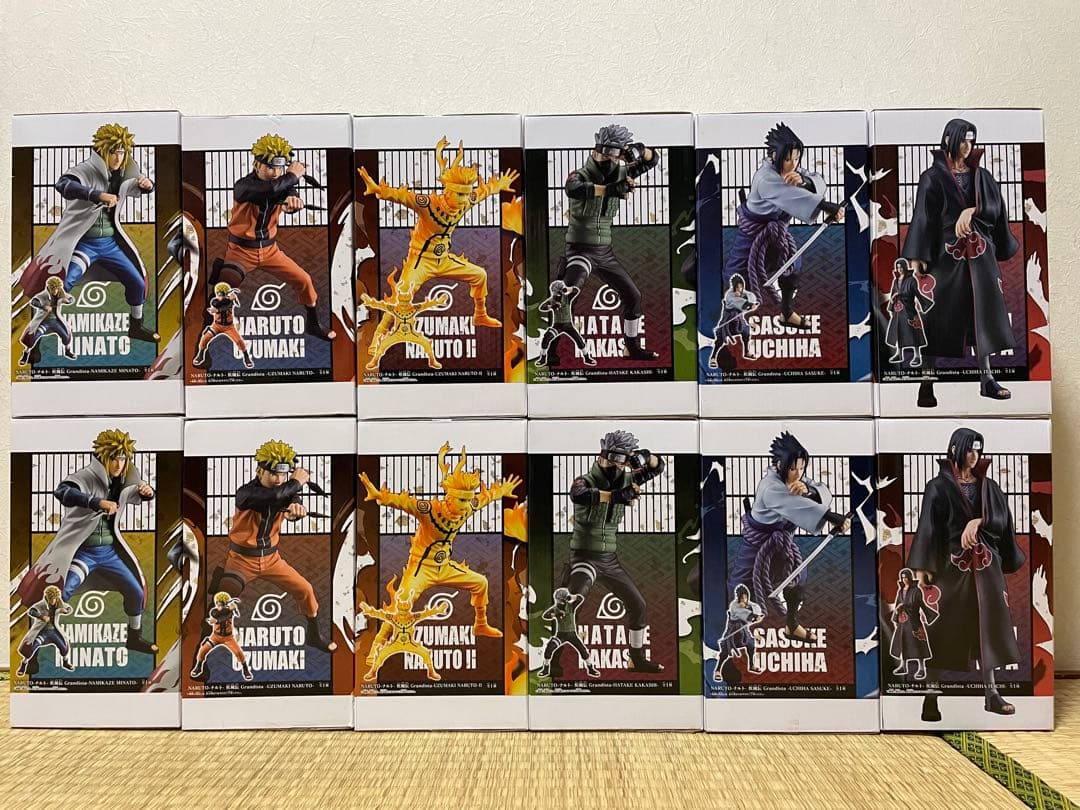 NARUTO Grandista フィギュア サスケ ナルト イタチ 12個