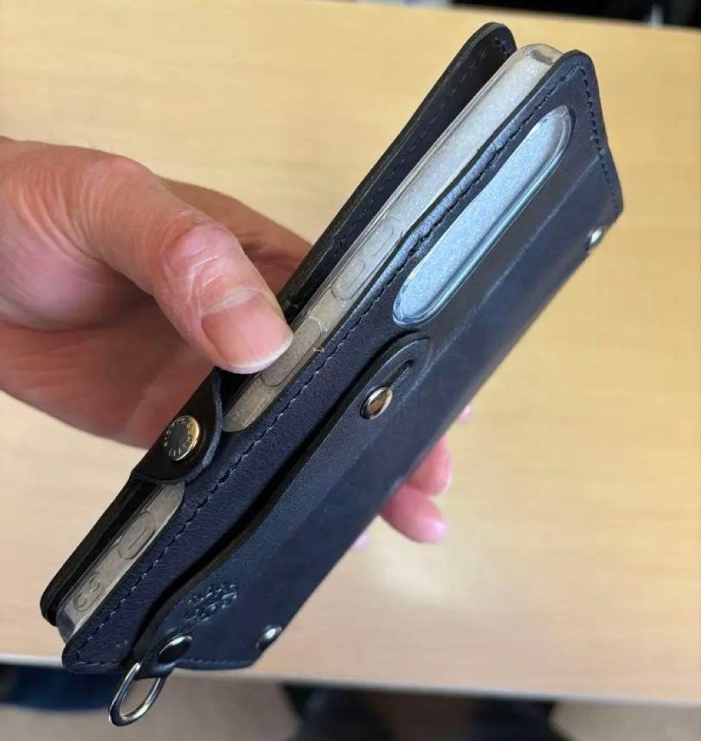 スマホケース　ストラップ　セット　Xperia 1Ⅵ 栃木レザー　エクスペリア