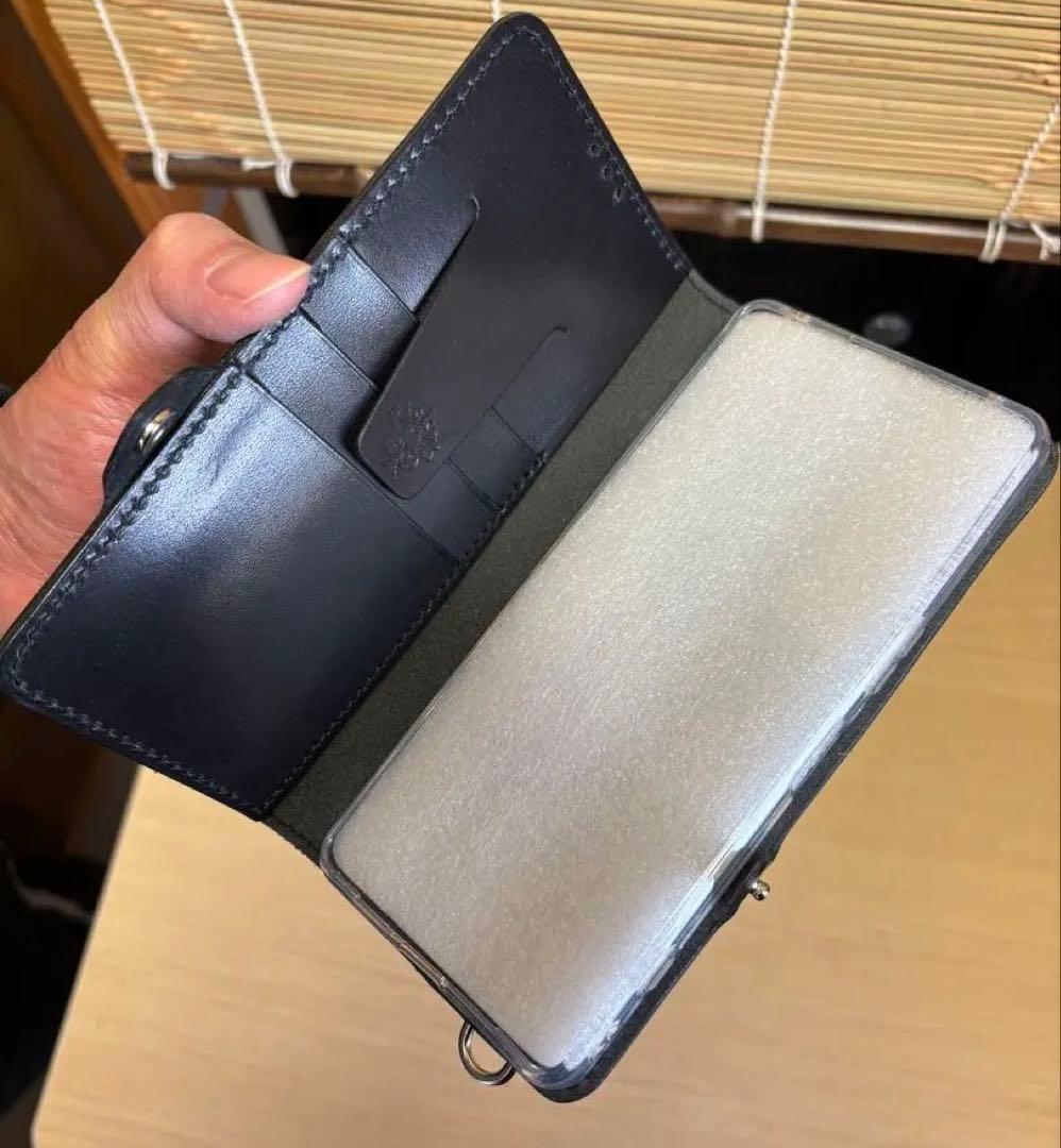 スマホケース　ストラップ　セット　Xperia 1Ⅵ 栃木レザー　エクスペリア