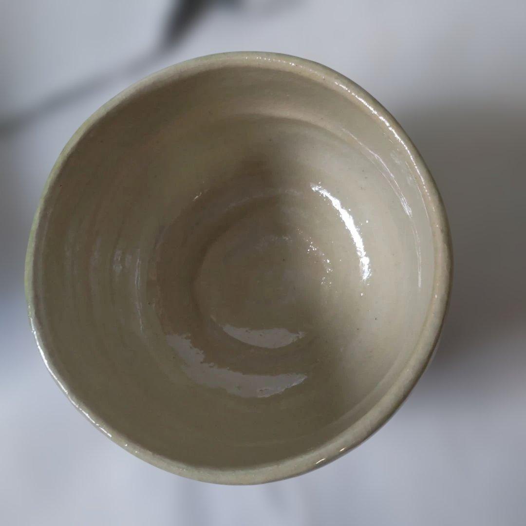 楽焼 楽入窯 吉村楽入 造 絵付け あじさい 茶碗 楽茶碗 茶道具 抹茶碗 新品