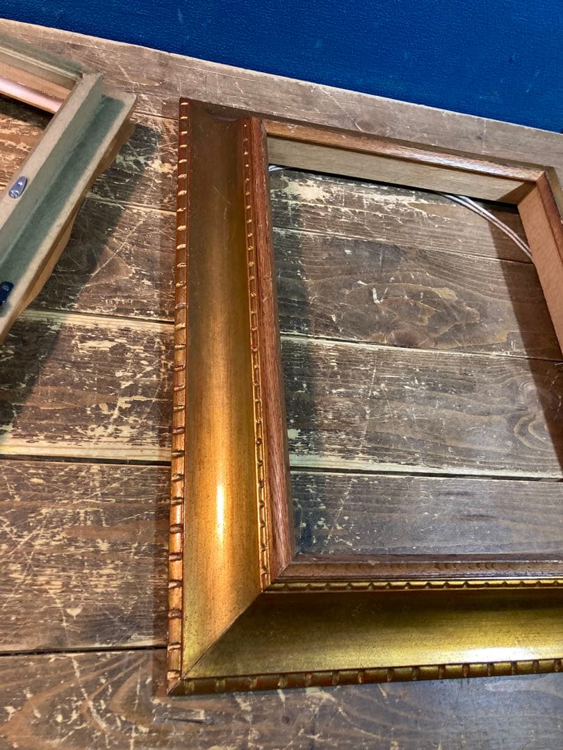 額縁　ゴールド　アンティーク調　壁掛けインテリア　ヴィンテージ　ヨーロピアン風