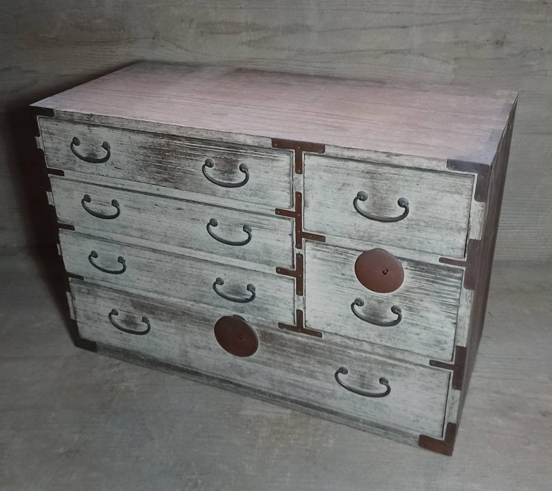 小桐箪笥 桐タンス 鍵なし 収納 和家具 昭和レトロ