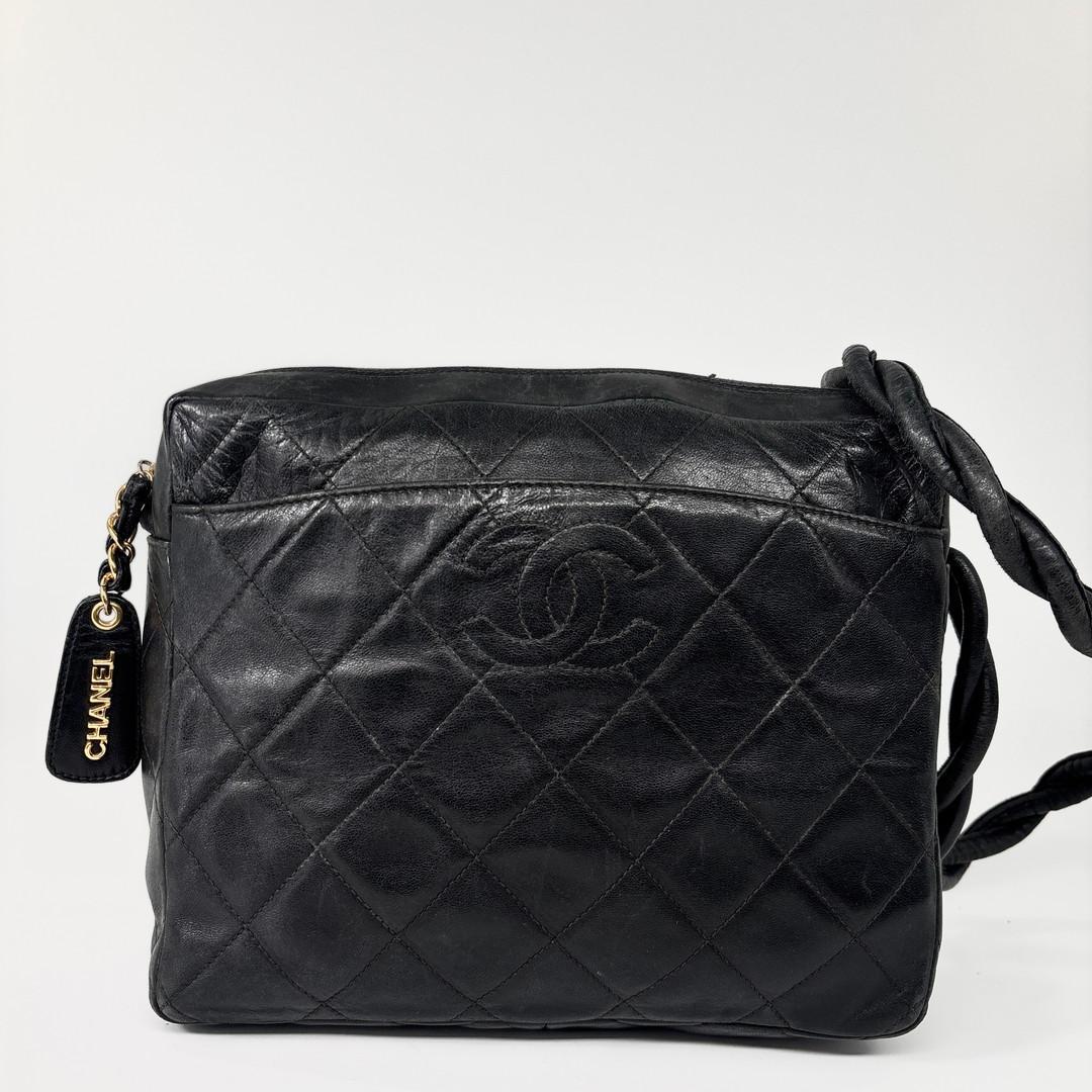 美品 シャネル マトラッセ ココマーク ロープ ヴィンテージ ショルダーバッグ