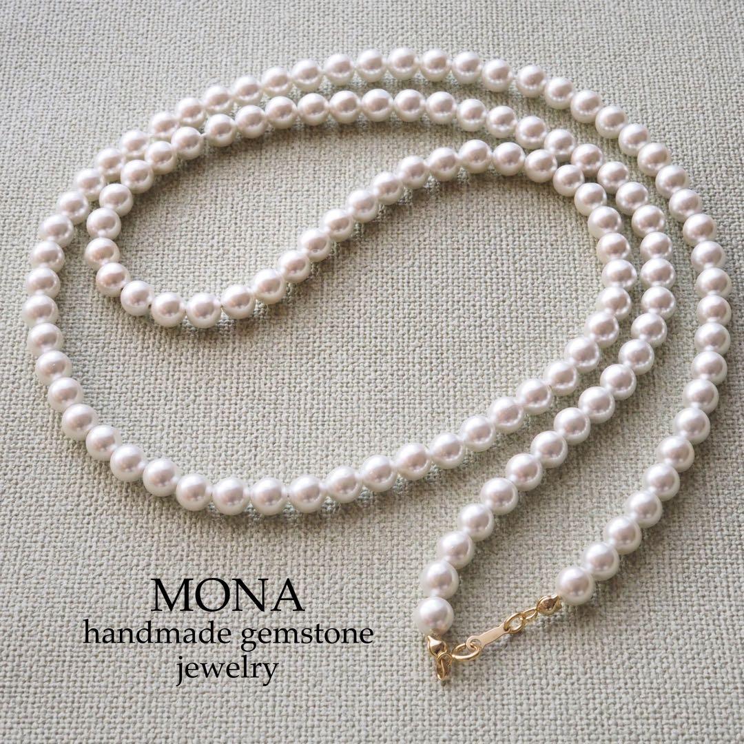 【はくとん( 'ω')ŧ‹\"ŧ‹\"】アップルグリーンカルセドニーイヤリング