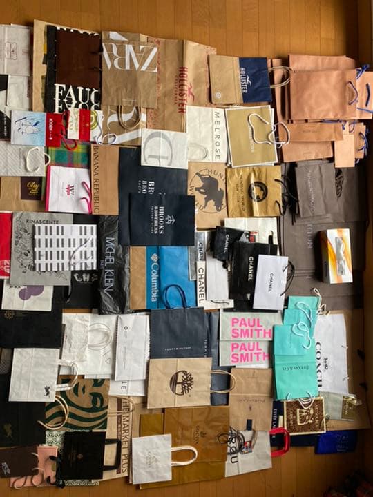 #ルイ　ヴィトン ティフアニー シャネル 等 ブランド 紙袋 130枚セット