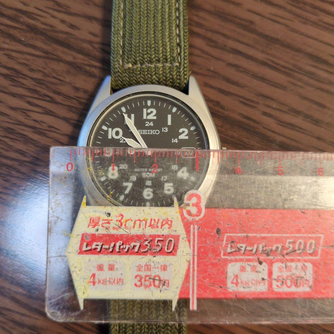 電池交換済 SEIKO アナログ腕時計 WATER RESIST 50M