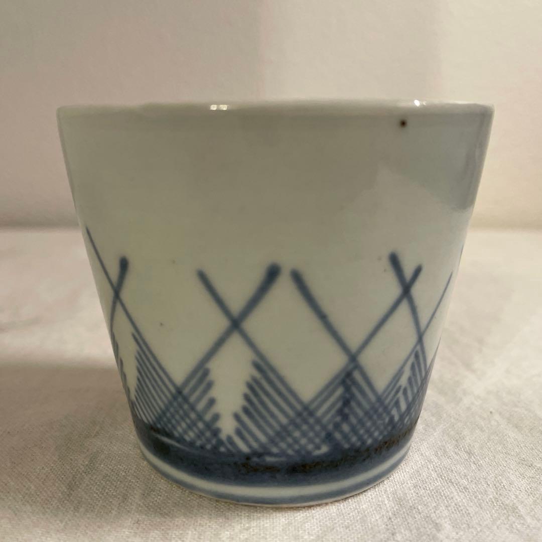 伊万里 草文　蕎麦猪口　江戸中から後期