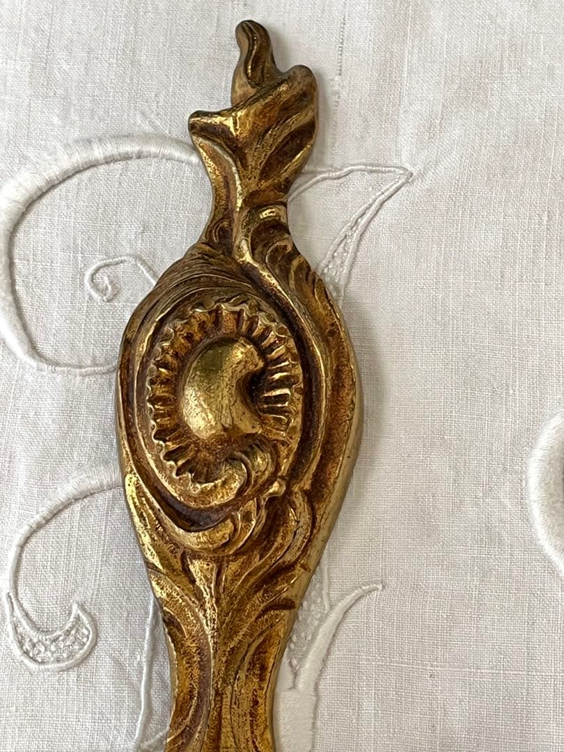 【美品】フランスアンティーク クリスタルドロップ 2灯ブラケット[3026]