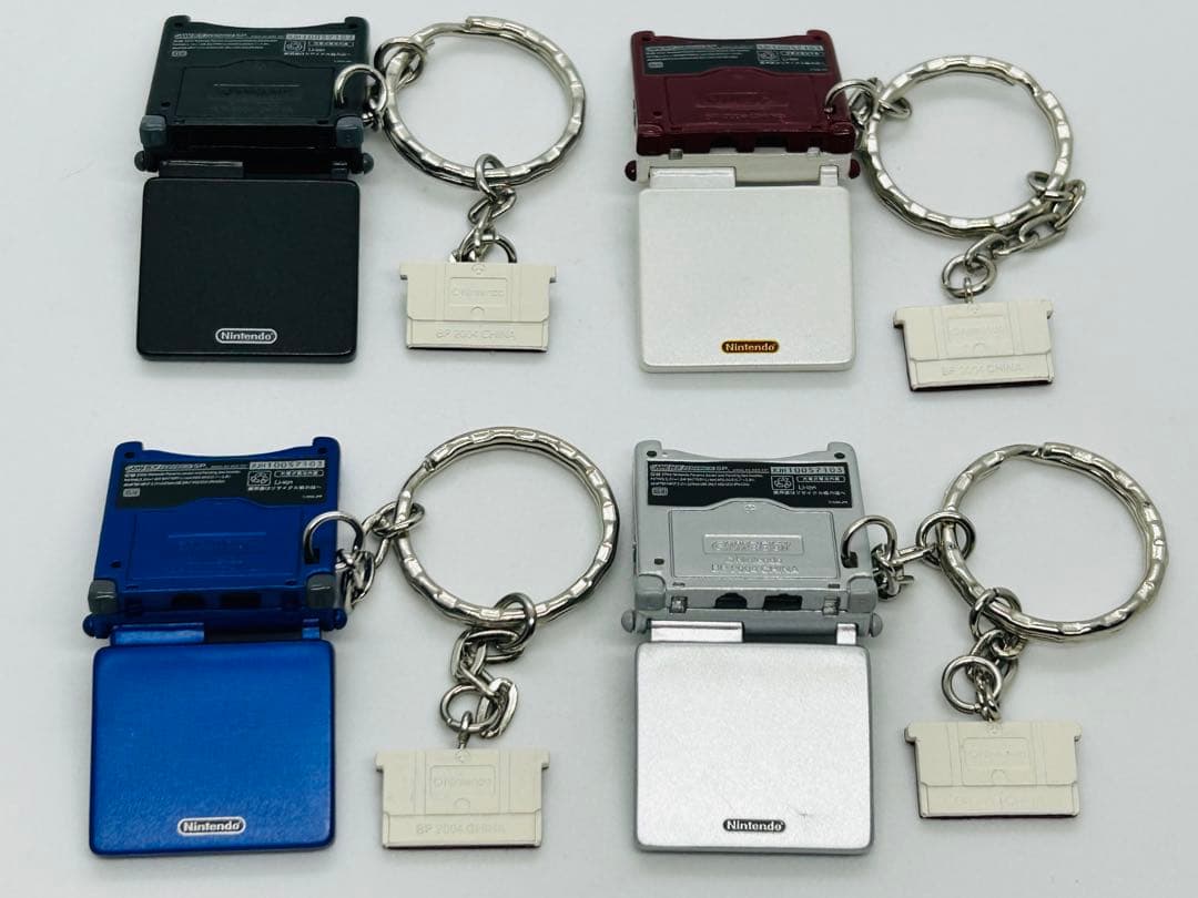 ゲームボーイアドバンスSP 4個セット キーホルダー カセットイン タイプ