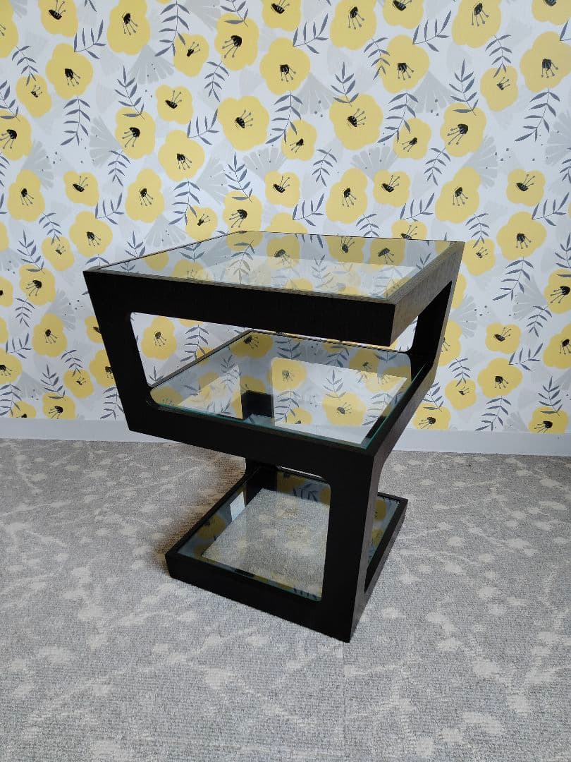 【値下げ中】モダン サイドテーブル SIDE TABLE ブラック SSA07