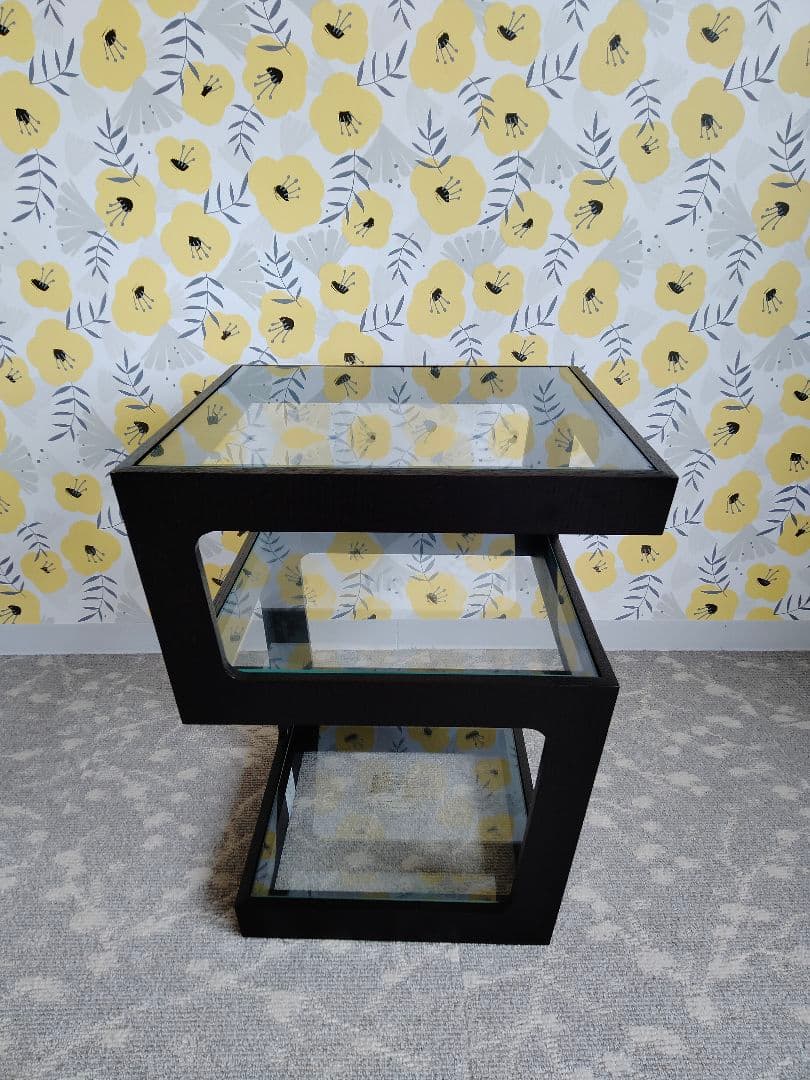 【値下げ中】モダン サイドテーブル SIDE TABLE ブラック SSA07