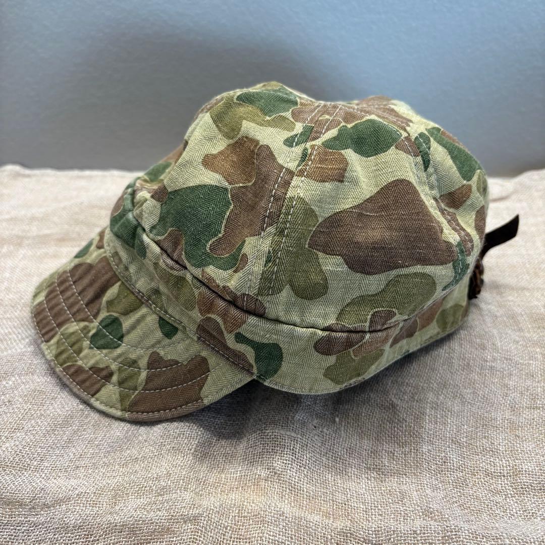 デニム&ダンガリー　カモフラ柄　キャップ　サイズ54