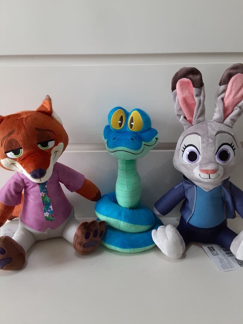 ズートピア2 Lぬいぐるみ ニック ジュディ パウバート ニブルズ ゲイリー5点