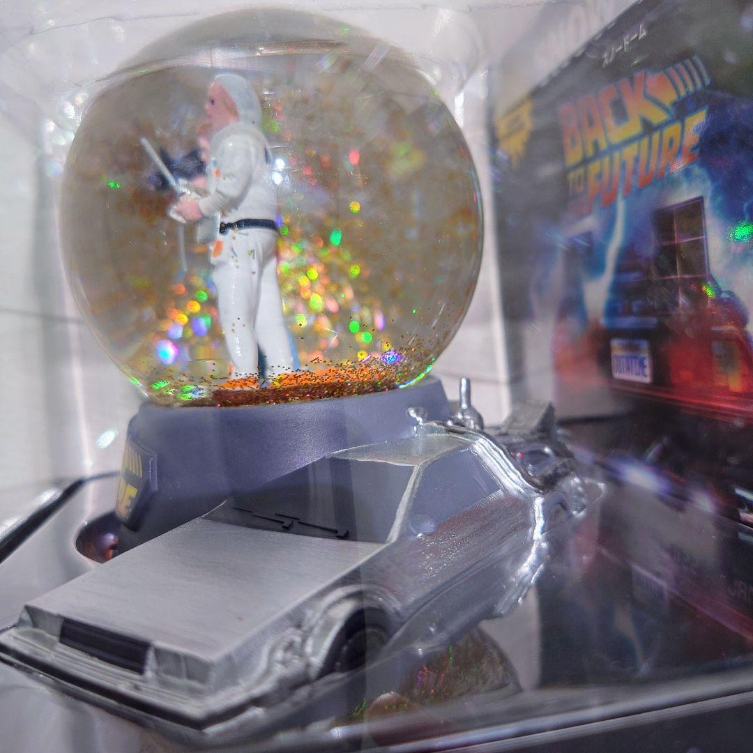 希少 バックトゥザフューチャー スノードーム デロリアン 40周年 ホバーボード