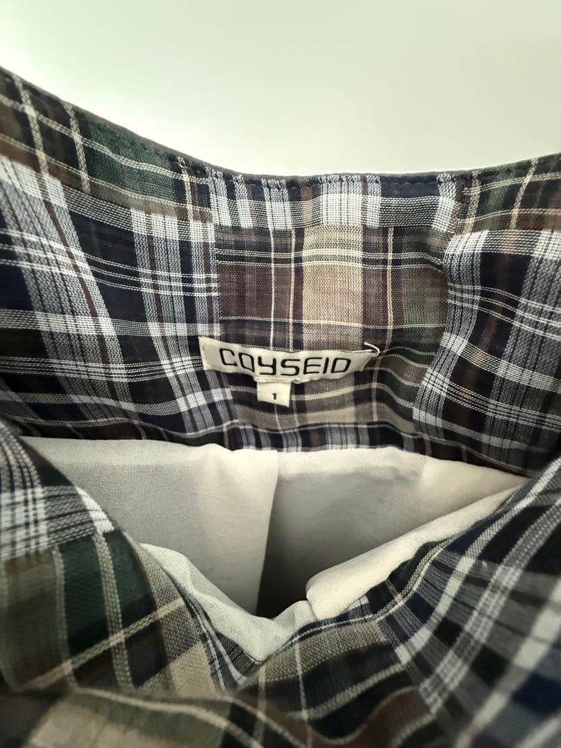 coyseio プリーツ　スカート　グレー