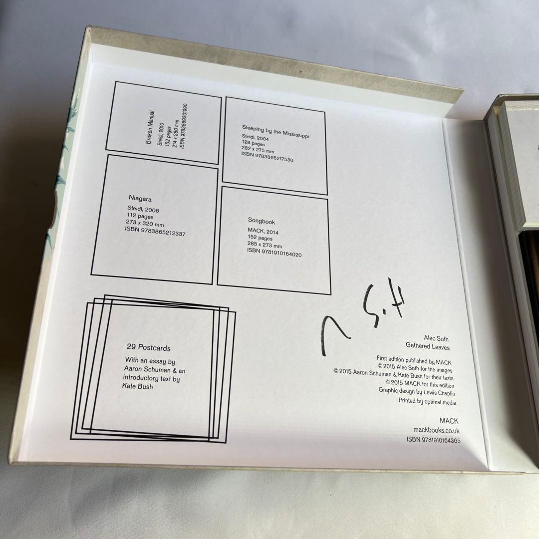 Alec Sothアレック・ソス写真集【Gathered Leaves】限定版