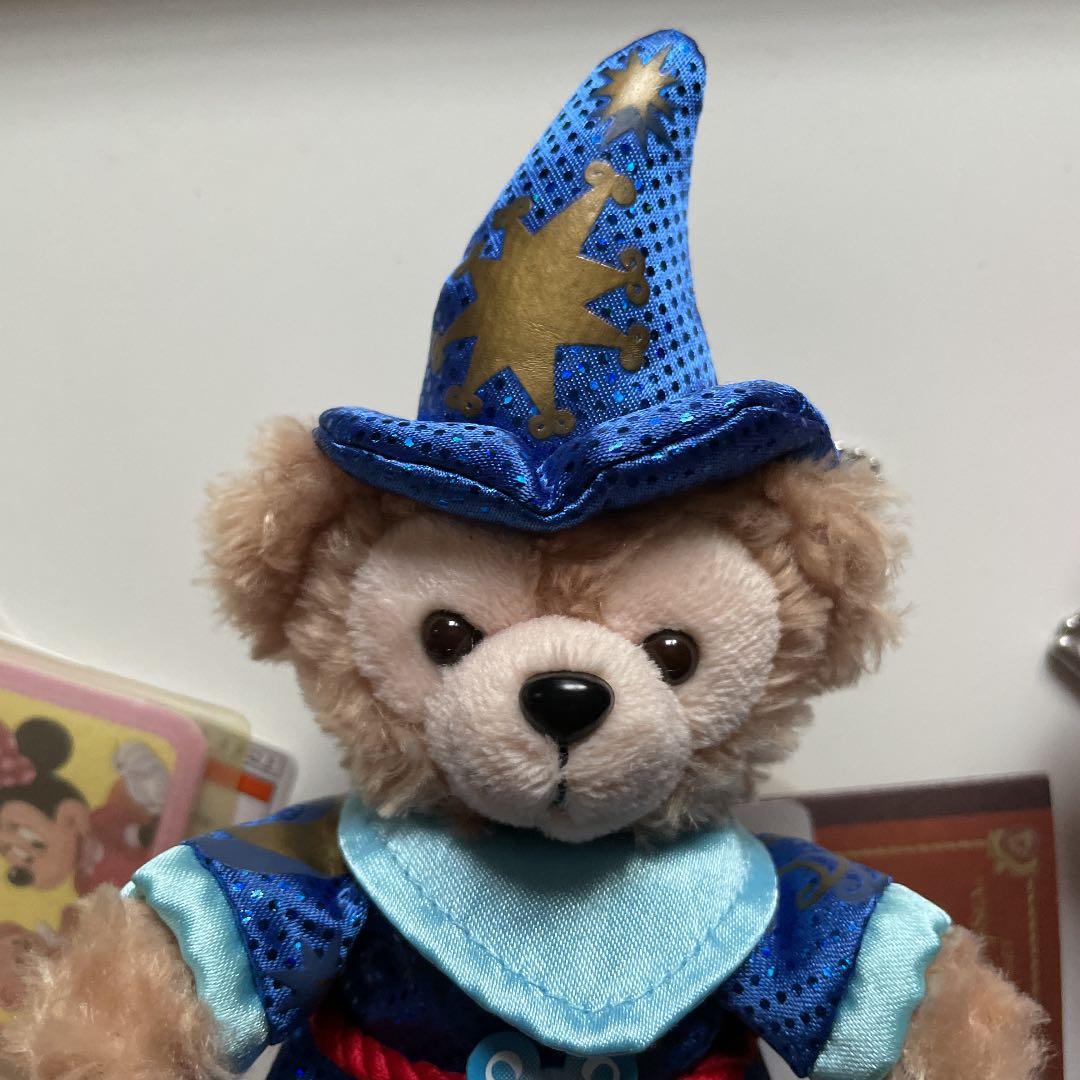 ぬいぐるみバッジ　ダッフィー シェリーメイ 2014 ハロウィン 10周年