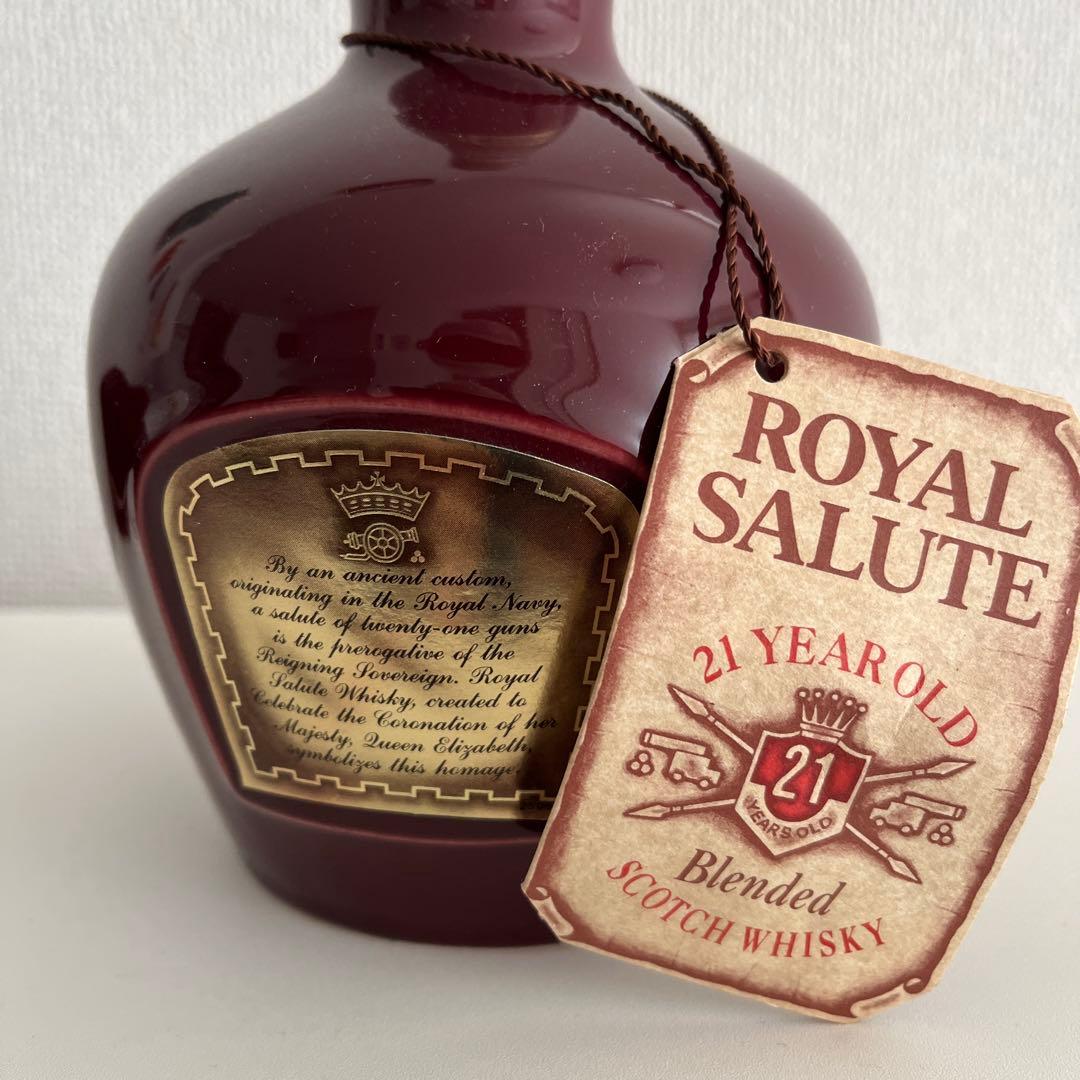 【未開栓】古酒　ロイヤルサルート 21年 赤陶器 スコッチウイスキー