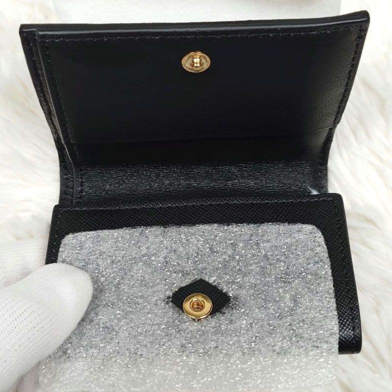 ちゃんたくマルニ ミニウォレット 三つ折り レザー トランク ユニセックス