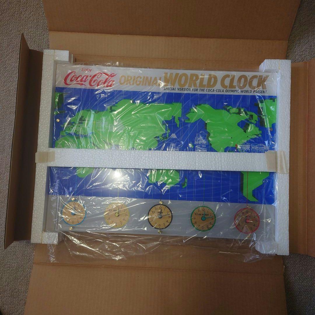 【非売品・新品未使用】コカ・コーラ懸賞当選品　オリジナルワールドクロック