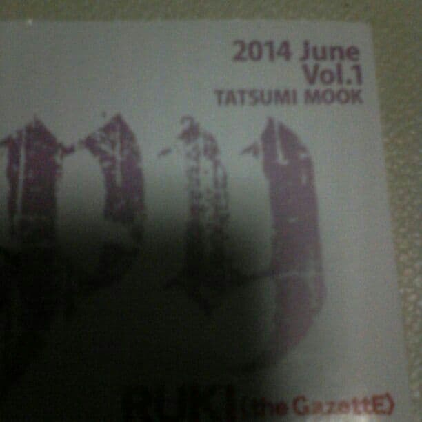 Stuppy 2014、6月表紙Gazzet.vol.1.tatsumi 出版