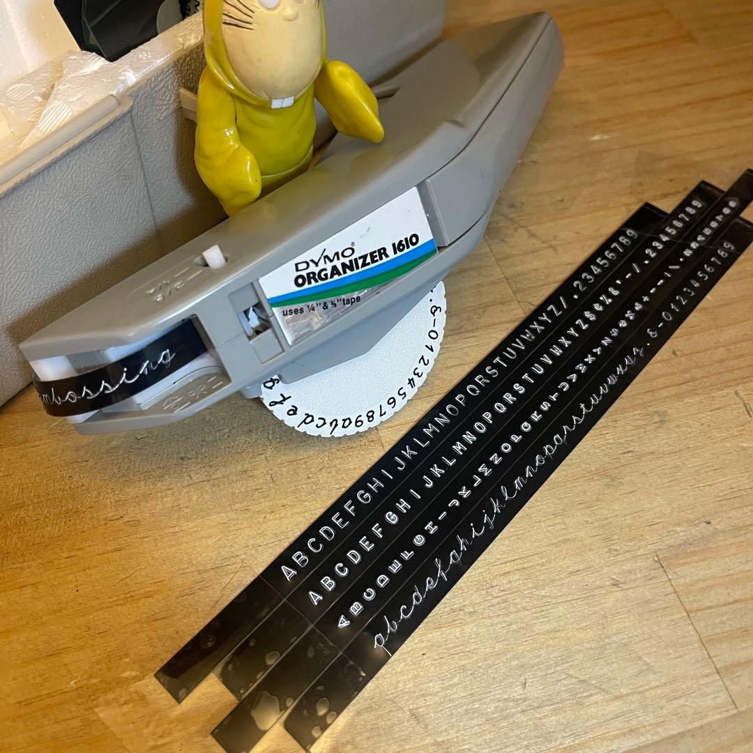 ■製品保証■ 【繋がる筆記体・文字盤4個】ダイモ 1610 DYMO 16218