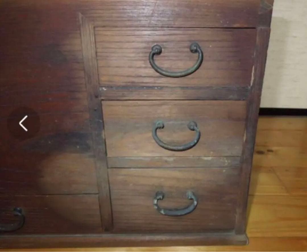 長火鉢 大 引出付 手焙り アンティーク レトロ