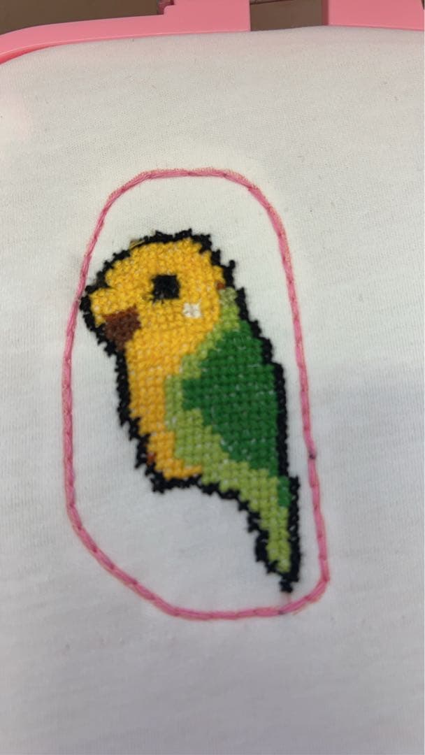 BALLOY 刺繍オウムデザイン Tシャツ