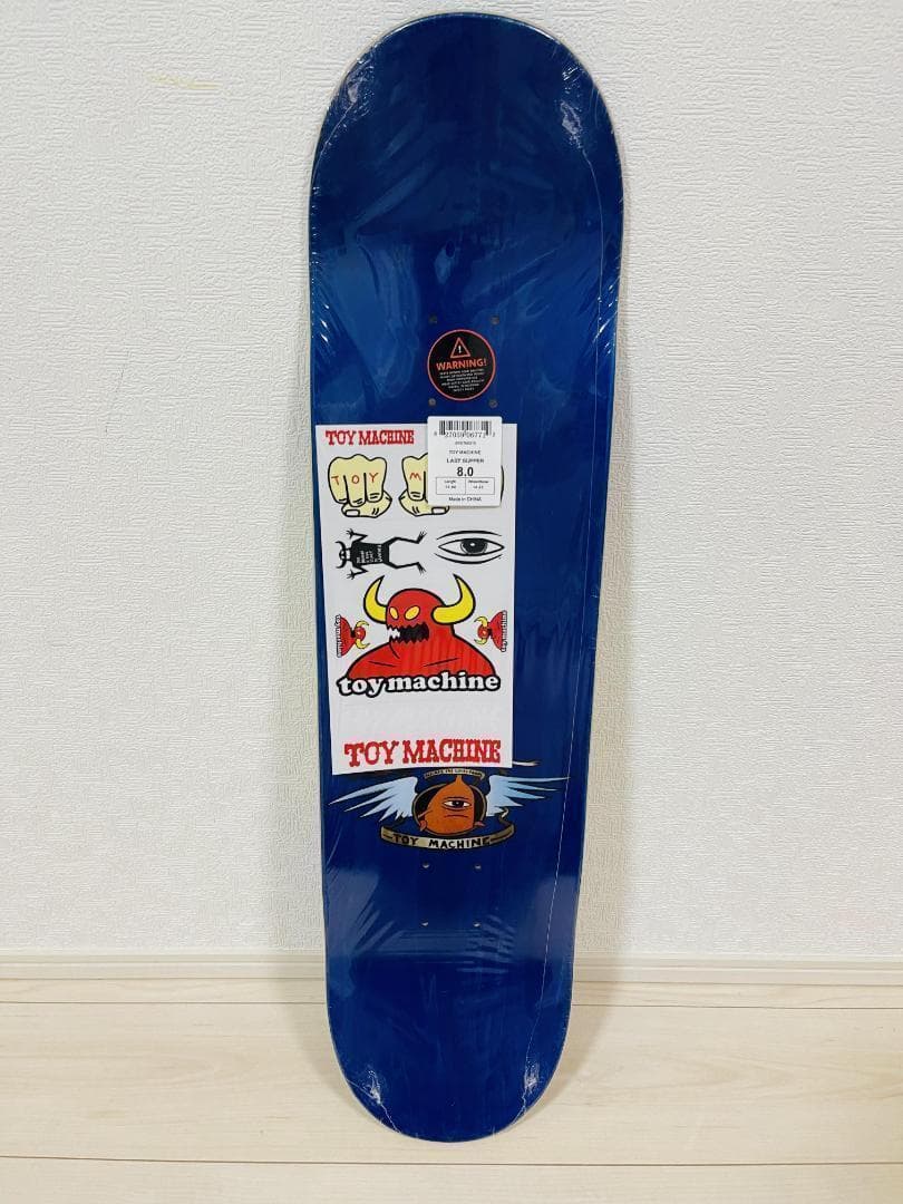 台湾製無地黒デッキテープ付き TOY MACHINE トイマシーン 8.0デッキ