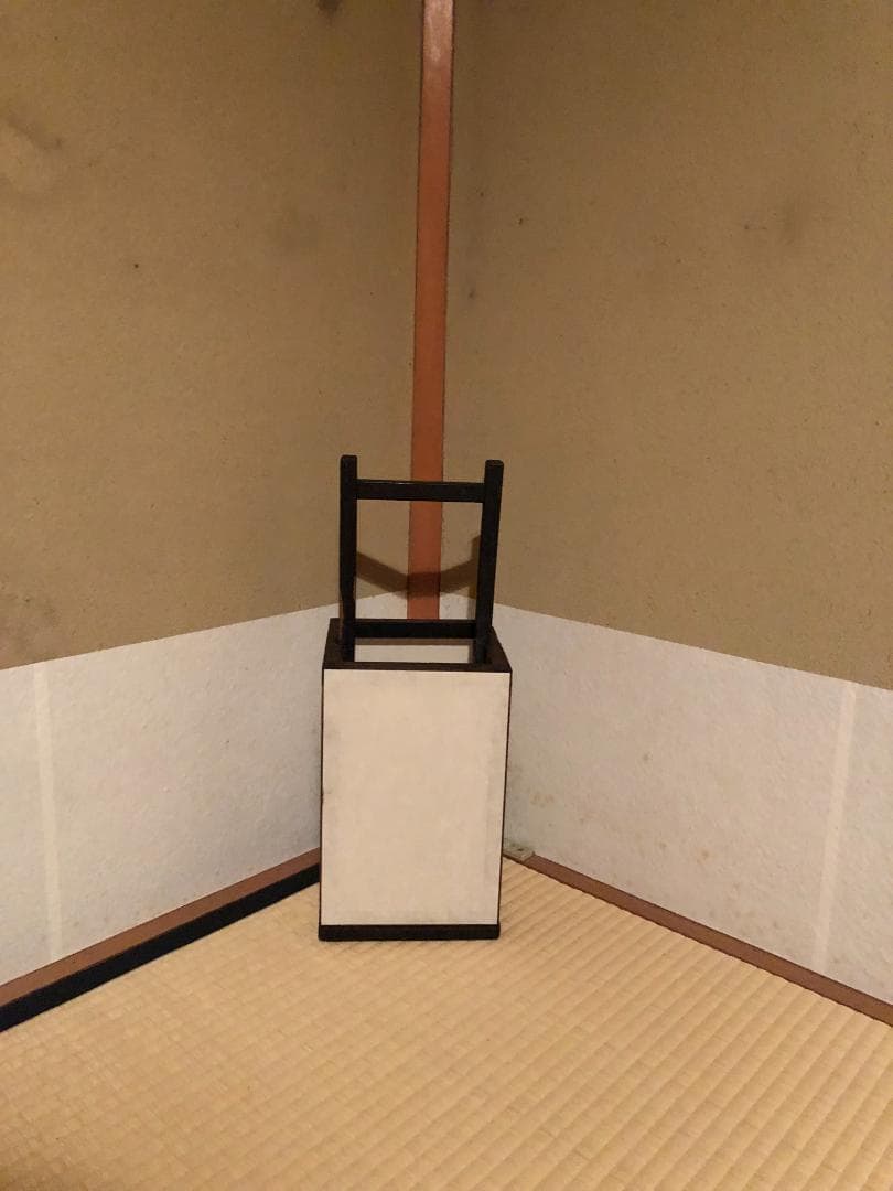 明治時代　行燈　手持ち　持ち手付　アンティーク　骨董品