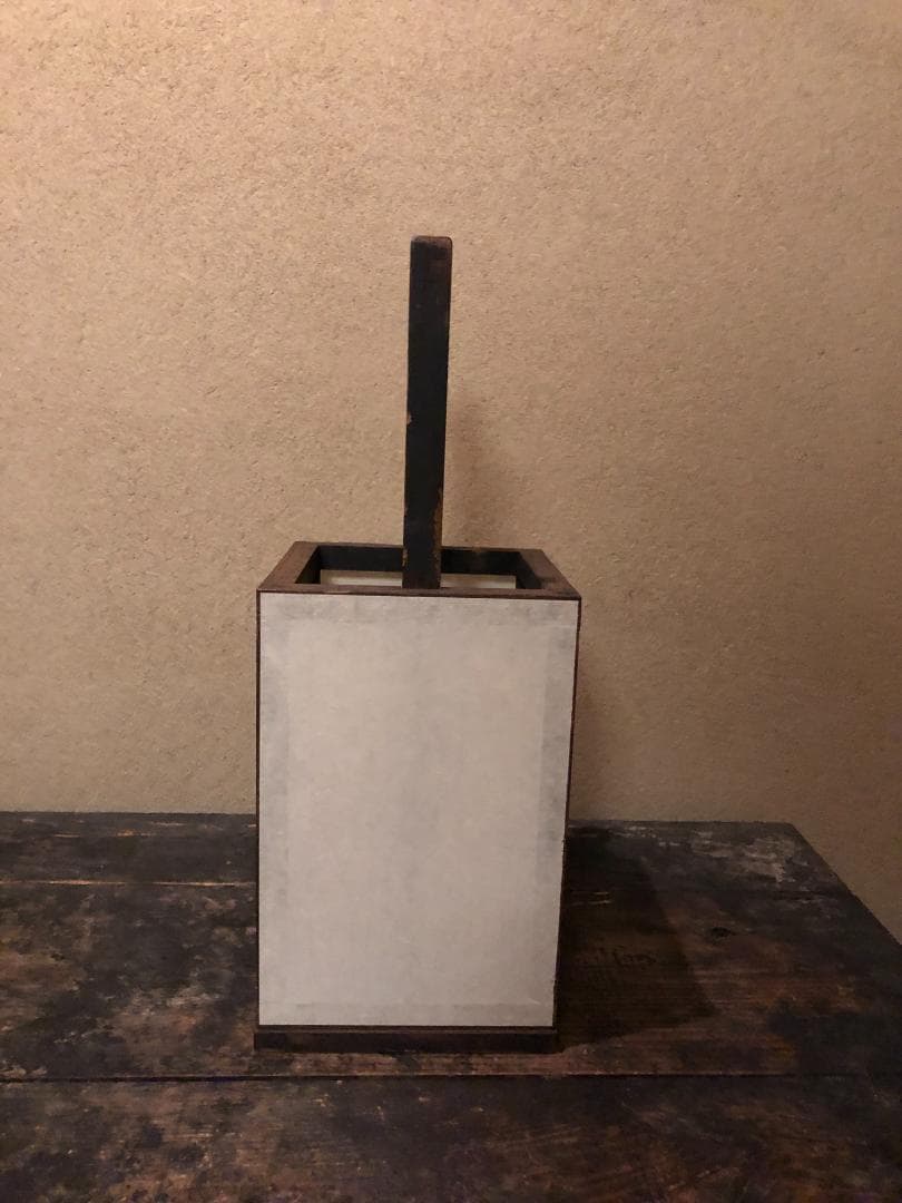 明治時代　行燈　手持ち　持ち手付　アンティーク　骨董品