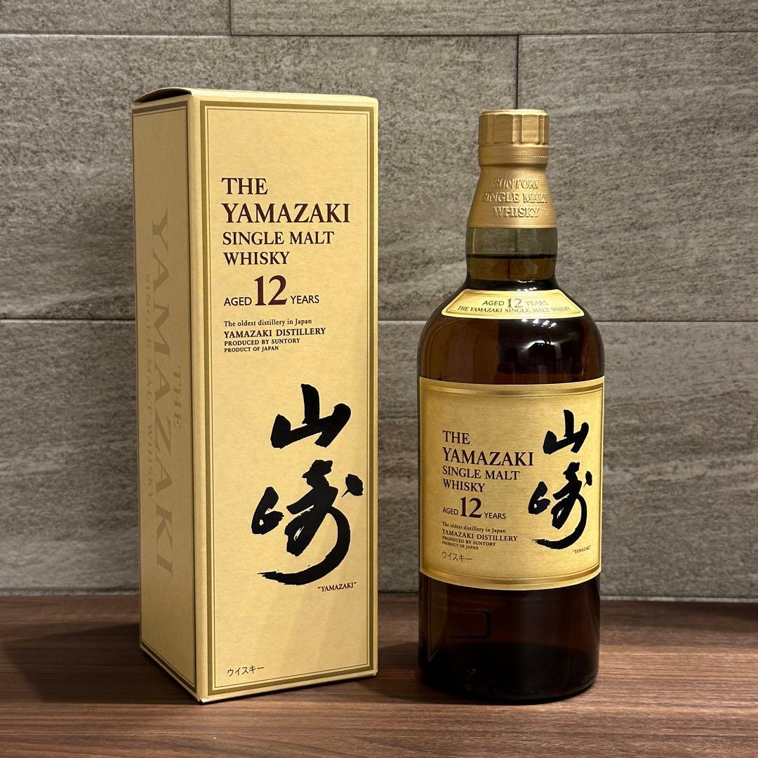 サントリー 山崎 12年 箱付き 旧ラベル ジャパニーズウィスキー