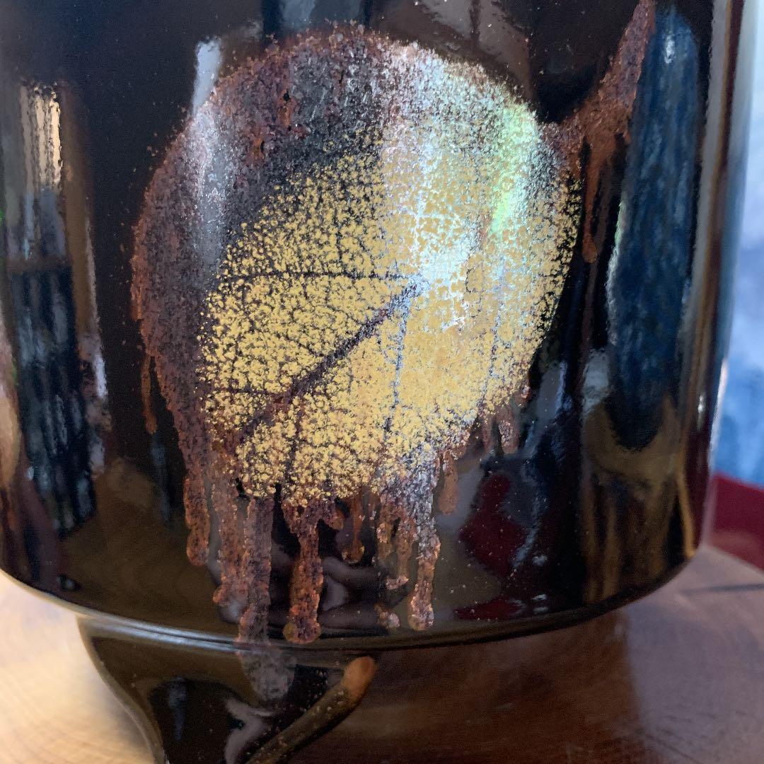 天目木の葉香炉