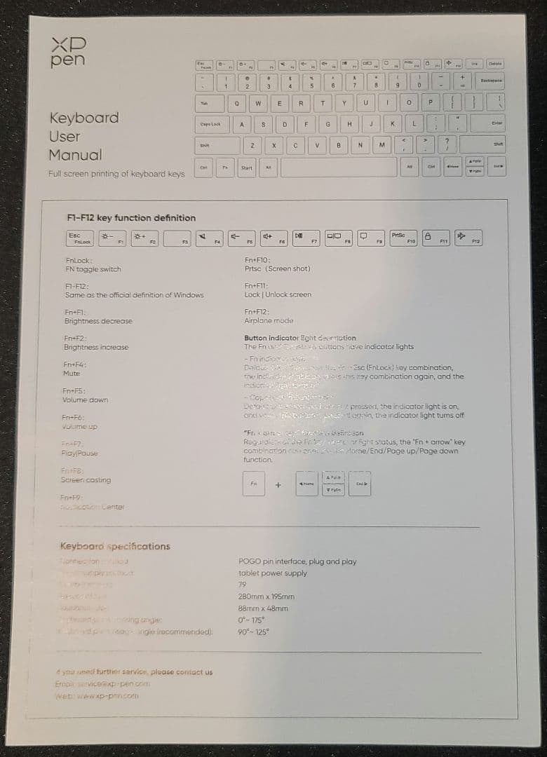 XP-Pen Smart Keyboard Magic Drawing Pad用